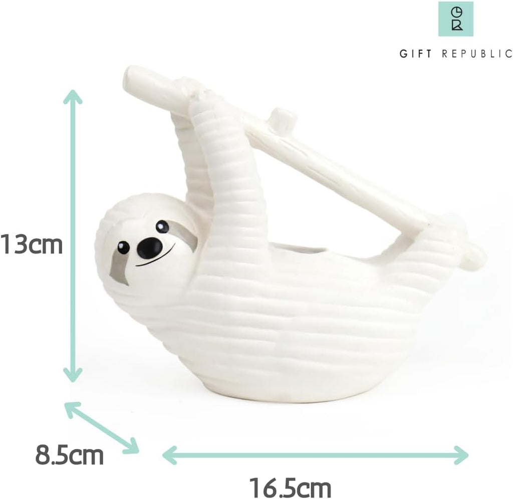Sloth Shaped Chia Planter and Seeds. Desktop Sprouting Chia Animal. Fun Grow Kit Gift Idea
