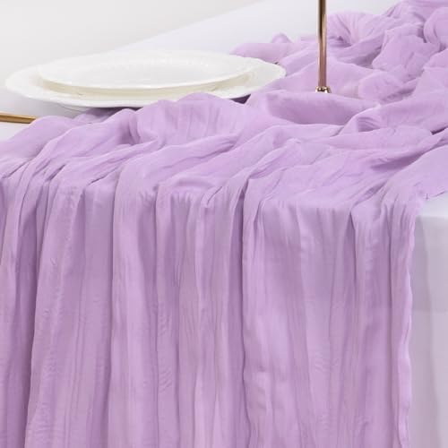 Cheesecloth Table Runner Fall Boho Wedding Birthday Party Home Decor