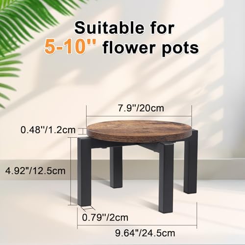 Vigordream Plant Stand Indoor, Heavy Duty Sturdy Metal Plant Pot Holder
