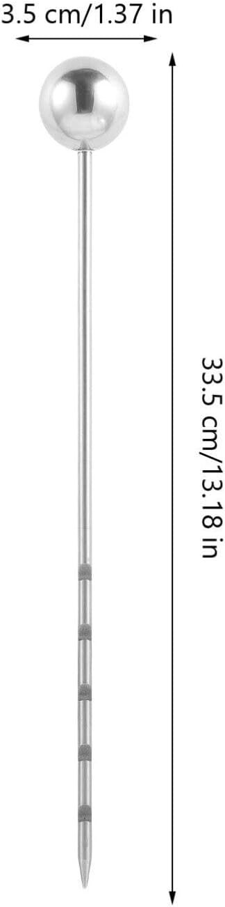 GANAZONO Sampler Probe Stainless Steel Monitor Metal Moisture Meter 14in Detector Metal Grain Rice Sampler for Lawn