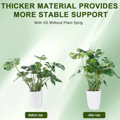 5 Pack Stackable Plant Support Stakes, Climbing Plant Support Structures for Monstera, Pothos, Philodendron Garden Plant Stakes for Indoor Outdoor Plants