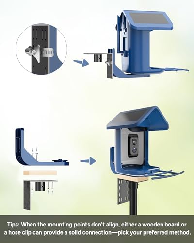 Onlyfly Bird Feeder Pole Stand – 90 Inch Height Feeding Station with 1-Inch Dia Heavy Duty for Hanging Feeders, 2026 Upgraded Bird House Pole Mount Kit for Outdoor, Slip-Fit Connection