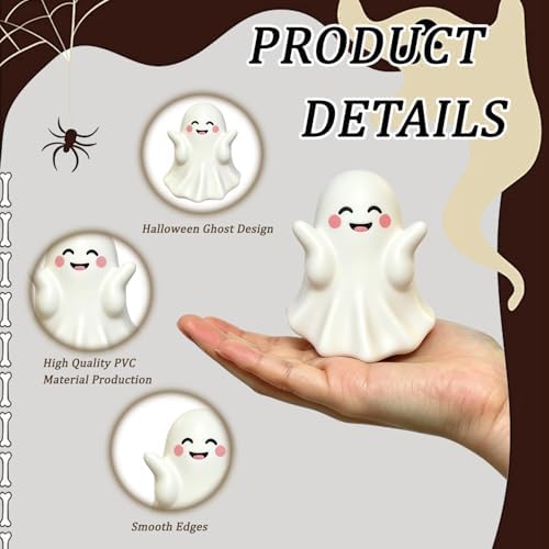 Halloween Ghost Figurine Cute Ghost Resin Statues 1Pcs