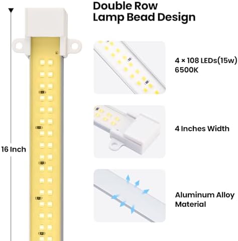 Full Spectrum Grow Strip Lights for Indoor Plants Greenhouse Growing
