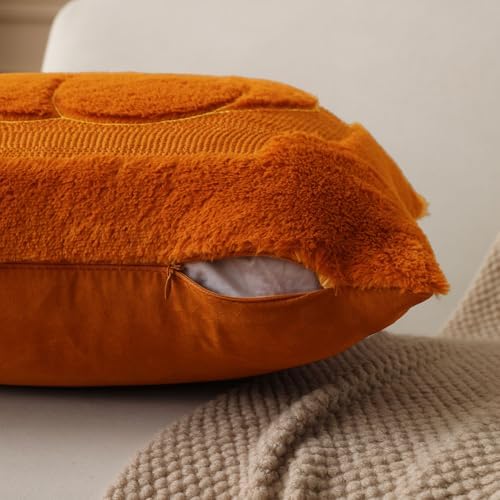 Allorry Fall Pillow Covers 18x18 2 Pack Orange Pumpkin Home Decor PT010B18