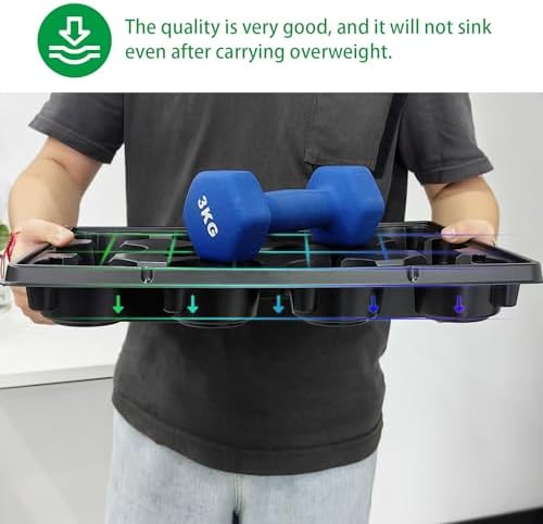 RooTrimmer 12 Cell Round Nursery Trays Thickened Durable Seedling Pots Shuttle Carrying Trays for Holding 4 inch Pots (16.85" 12.6", 5-Pack)