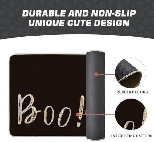 Artoid Mode Ghost Boo Halloween Doormat 24x35 Inch
