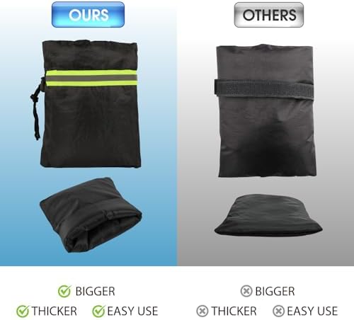 Outdoor Faucet Cover for Winter, 4 Pack Water Socks for Freeze Miser, 8.5"x6.8" Spigot Hose Bib Covers, Reusable Freeze Protection Pipe Insulation