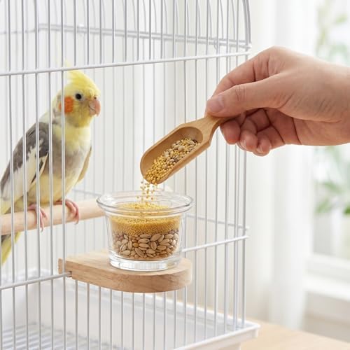 Glass Bird Feeder Cups Replacement: Transparent Hanging Bird Food Holder for Oriole, Hummingbird & Finch - 2. 48" Diameter Feeder Part for Window, Patio & Garden Decor (3)