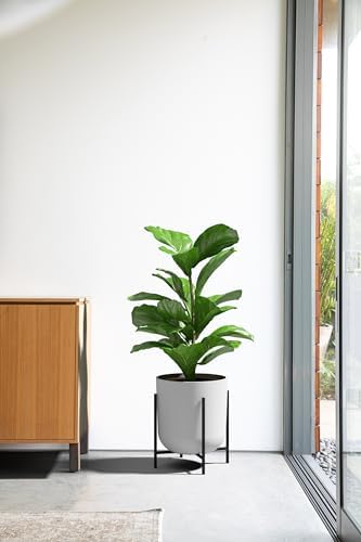 Veradek Mason Series Raised Lima Planter - Round Planter with Stand