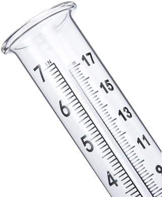 7inch Glass Rain Gauge Replacement Tubes for Yard Garden Outdoor