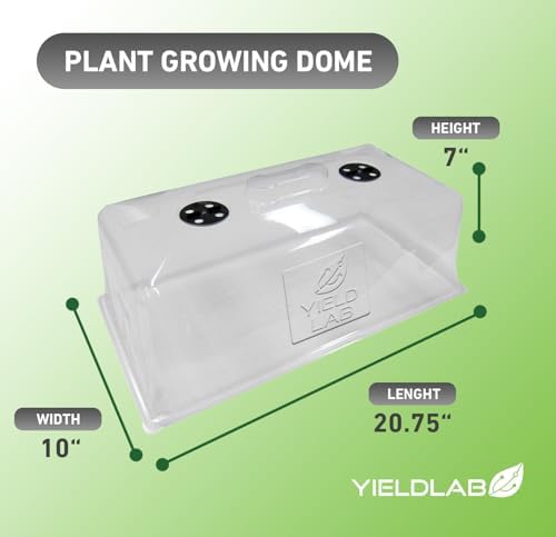 7 Inch Clone Dome - 5 Pack Humidity Vented Domes - Plant Growing