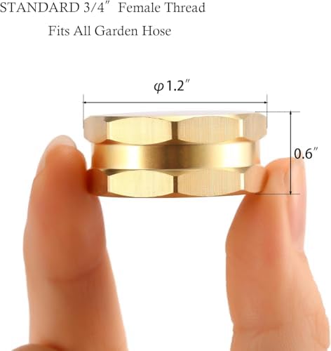 3/4" Garden Hose End Caps, 4 PCS