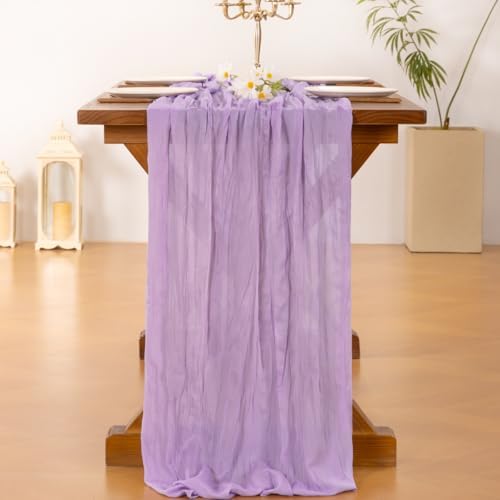 Cheesecloth Table Runner Fall Boho Wedding Birthday Party Home Decor