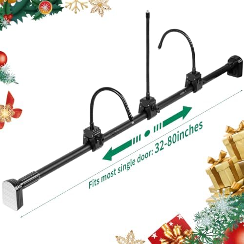 Garland Hanger for Front Door Frame, Large 32"-80" Adjustable Wreath Holder