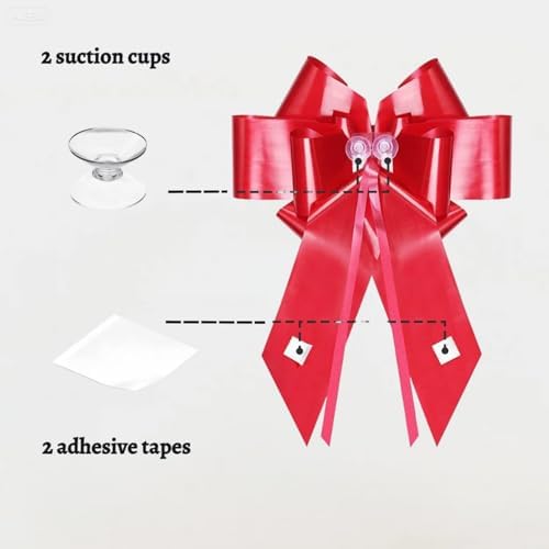 Huge Birthday Bow 30 Inch Big Red Car Bow for Birthday Sweet 16