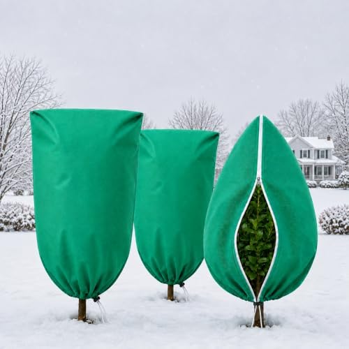 NONMON 4 Packs Plant Covers Freeze Protection 47.7" X 72"