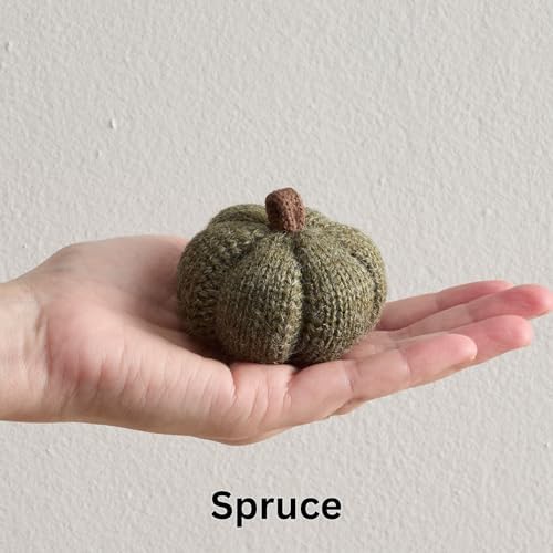 Cozy Mini Knit Pumpkin Set of 12 (Spiced Maple Full Set)