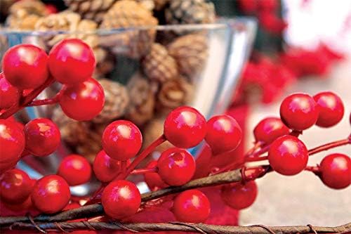 Xmas Garland Christmas Red Berry Garland Winter Holiday Mantle Decorations