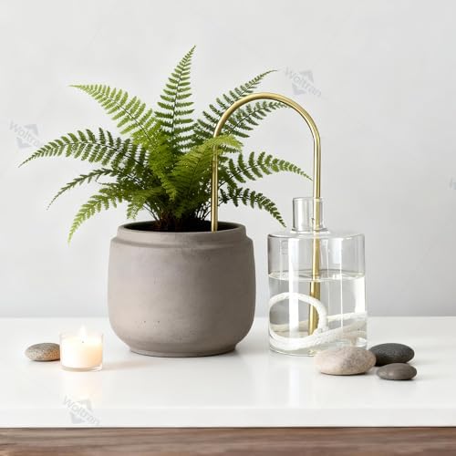 Indoor Automatic Plant Waterer, Stainless Steel Cotton Watering Device, 1/2/3 Weeks Plant Waterer Ideal for Vacation, Business Trip & When Away