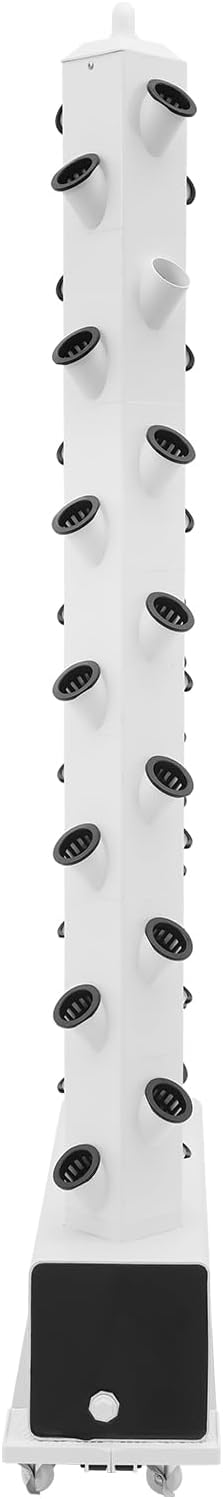 Vertical Hydroponics Growing System Kit, Indoor Growing System Planter Vertical Germination Kit Large Planting Baskets