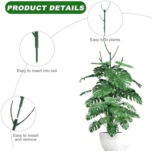 Stackable Plant Support for Home Gardening Indoor Outdoor, 5Pack