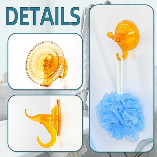 Antimbee Suction Cup Hooks,10 Pack Wreath Hangers for Front Door, Removable
