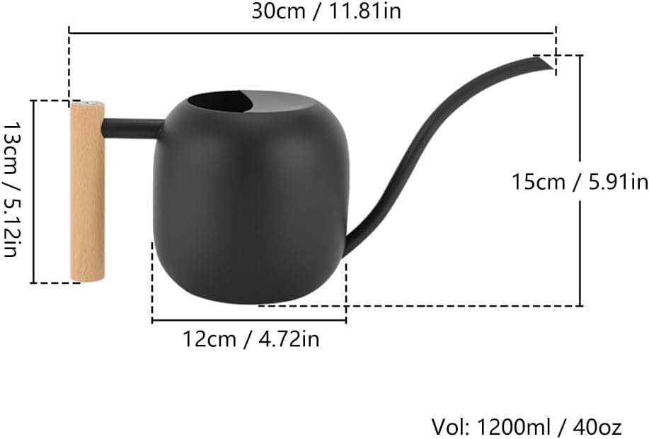 Small Watering Can Indoor Plants, 40oz/1.2L Garden Watering Can, House Plant Watering Can Cute Watering Pot with Long