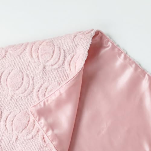 Artoid Mode Pink Soft Faux Fur Pumpkins Fall Table Runner 13x36 Inch