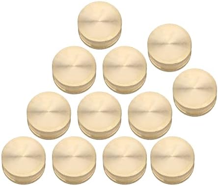 12PCS 3/4" Garden Hose Cap Garden Hose Connector Brass Cap