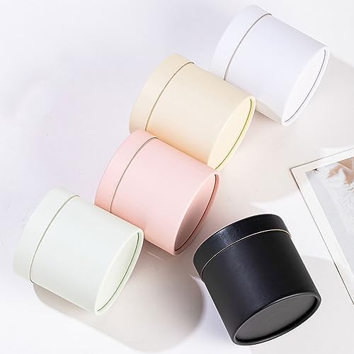 Flower Box Round Rose Bouquet Bucket Boxes Wedding Party Table Decorations Packaging Valentine Day