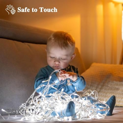 KAQ Connectable 800LED 288Ft String Lights, Christmas Lights Indoor Outdoor