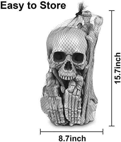 GameXcel 35 Pcs Life Size Skeleton Bones with Skull - Bag of Bones Decor