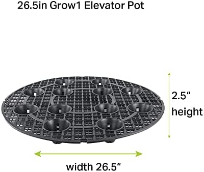 Grow1 26.5-Inch Pot Elevators for Plants (1-Piece)
