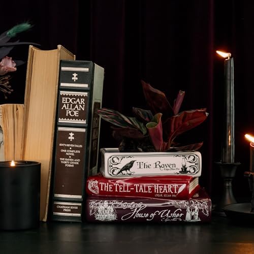 Steel Mill & Co. Book-Shaped Decorative Planter, Edgar Allan Poe