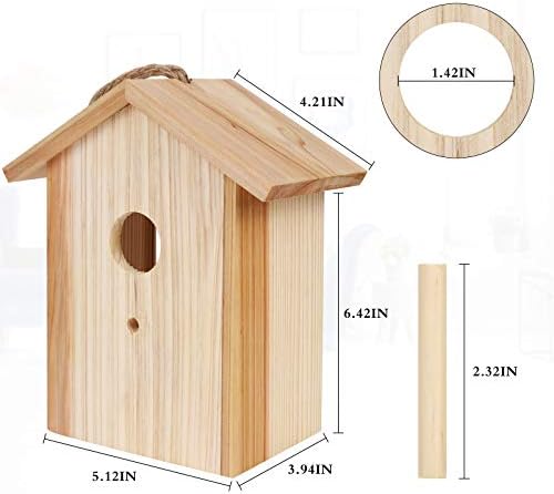 See Through Window Bird House for Viewing,Suction Cups