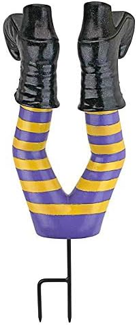 Design Toscano Crash Landing Wicked Witch Legs Garden Stake Statue