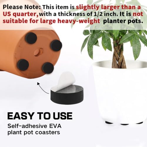 70 Plant Pot Feet Indoor,Pot Risers for Small Planters,Plant Risers for Pot
