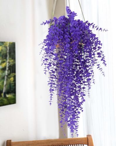 RECUTMS Artificial Hanging Plants Fake Monkey Faux Draping Greenery Vines