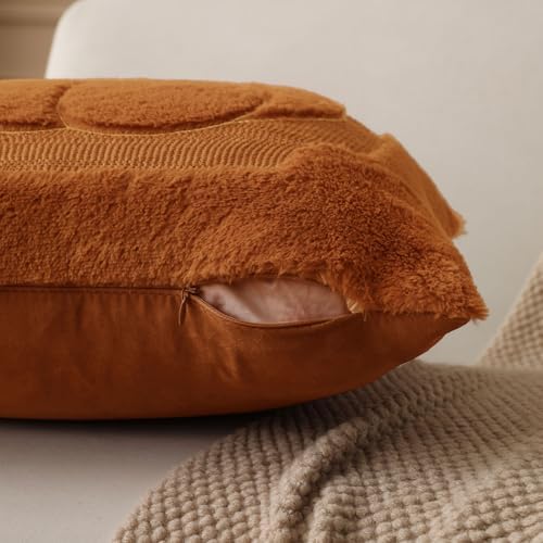 Allorry Fall Pillow Covers 18x18 Rust Pumpkin Fall Home Decor PT009C18