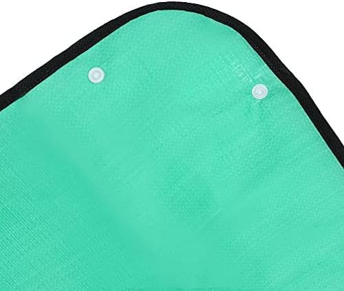 RESTCLOUD Indoor Plant Repotting Mat Potting Tray, Poo Poo Platter for Butterfly Cage, 19.6 x 19.6 Inches, Green, Set of 2 (26 x 26 Inches Set of 2)