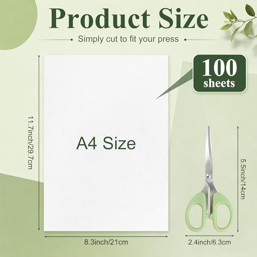 Coolrunner 100 Sheets Blotting Paper for Flower Press, A4 Size
