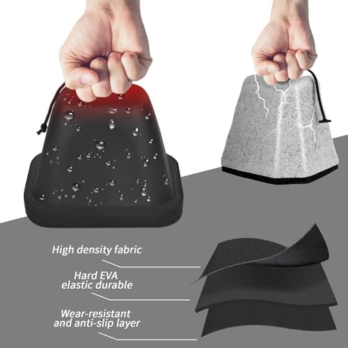 ANKHOH Outdoor Faucet Covers for Winter, Hard Shell, 2 Pack Black