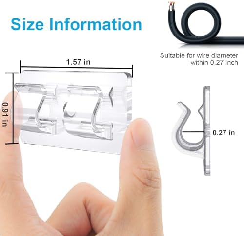 30 PCS Hooks for Outdoor String Lights, Heavy Duty Christmas Light Clips