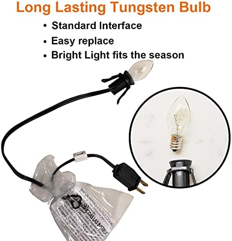 16" Halloween Lighted Pumpkins with ETL Certified Cord and 2 Safety Fuse - Indoor Outdoor JackoLantern Decoration for Halloween Party Home Décor - Round Lightened Pumpkin 16 Inch