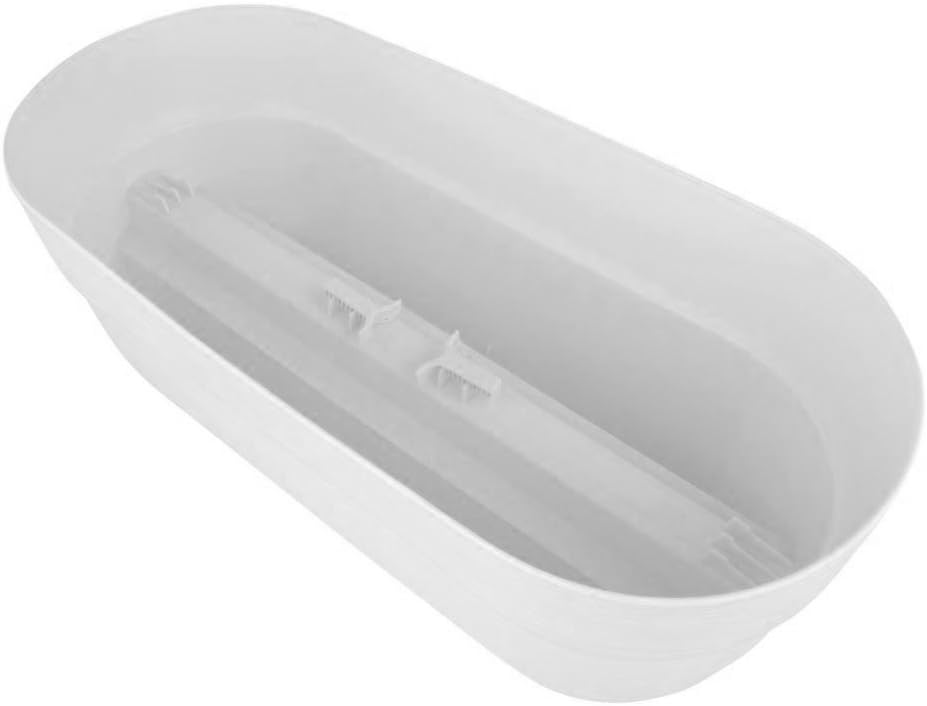 Bloomers Rail Picker Self-Watering Railing Planter Grow Box – 24" Weatherproof Resin Planter – Fits 1.25"–3.875" Wood &