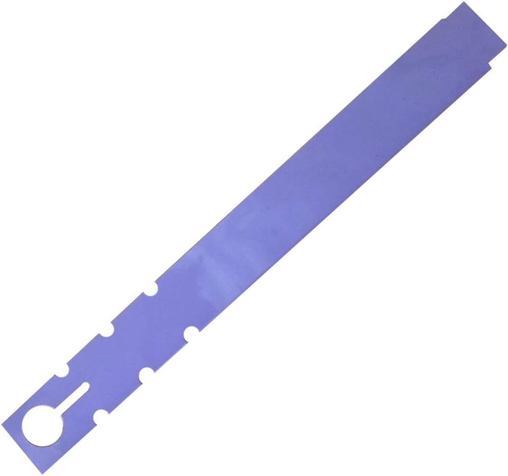 9" x 1" Lavender - 250 Pcs - Plastic Plant Tags and Labels - Wrap Around Thermal Plastic - Nursery Garden Tree Labels
