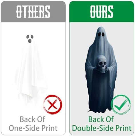 34" Halloween Spooky Ghost Window Mirror Cling Decal Decoration Extra Large