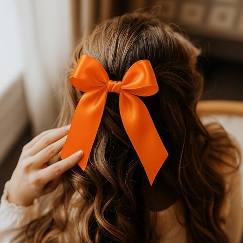 1 1/2 in 30 Yards Orange Ribbon for Gift Wrapping Thanksgiving Halloween