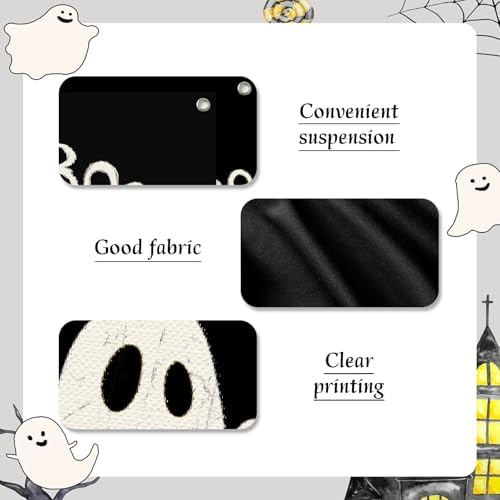 Halloween Ghost Door Cover 35.4x70.8 Inch